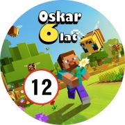 Pan Opłatek na tort - MINECRAFT