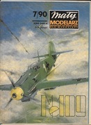 Mały Modelarz 7 1990 Me-109 model 1:33