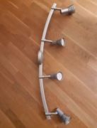 Piekna lampa sufitowa reflektorki w stanie idealnym jak nowa z żarówkami