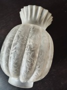 Duży klosz do lampy naftowej "melon" - II poł. XIX