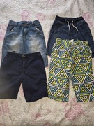 4 pary spodenek chłopięcych 134- 140