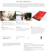 Voucher do portalu "Wyjątkowy prezent" o wartości 3000 zł