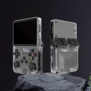 r36s konsola gier retro tysiace gier mini przenośna 64gb 3,5'' czarna