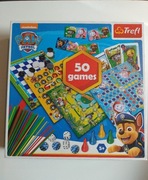 Zestaw 50 gier Psi Patrol firmy Trefl