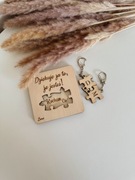 Breloki puzzle dla zakochanych walentynki