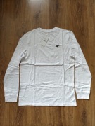 Longsleeve męski biały rozmiar M z małym logo 998