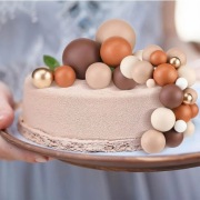 Kule na tort 8 szt Boho 