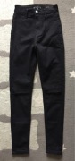 Nowe z metką czarne jeansy rurki Missguided rozm. 32 XXS short wysoki stan