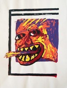 "Gęba" – grafika (serigrafia), 39 x 50 cm.