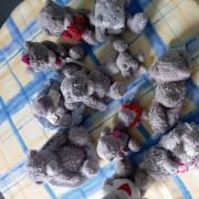 Maskotki pluszowe misie MeToYou Blue Nose 12 sztuk 