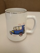 stary ozdobny kufel old timer samochód ford modell T, unikat