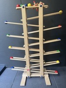 trihorse kulodrom drewniany duży 100 cm montessori tor kulkowy