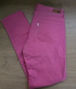 Levi's Demi Curve 28 damskie jeansy różowe skinny zwężane 