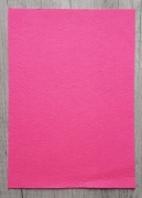 Filc dekoracyjny ozdobny różowy Poliester A4 - 1mm