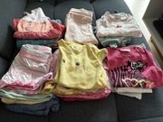 Zestaw ubrań niemowlęcych dla dziewczynki r.74-80