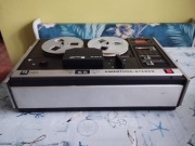 Magnetofon szpulowy PRL UWERTURA, nowe paski