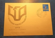 Koperta FDC II Kongresu Nauki Polskiej 1973 r. Warszawa