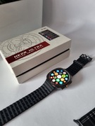 Smartwatch HK28 Ultra czarny tytan MENU ANGIELSKI bateria 400 mAh 