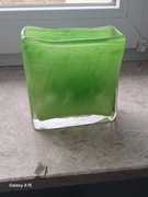 Szkło artystyczne wazonik serwetnik lata 70 te vintage dizajn prl