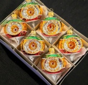 Bombki choinkowe szklane cytrynki reflektorki wisiory na choinkę jak prl 