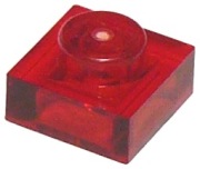 Plate 1 x 1 3024 10 szt TRANS-RED
