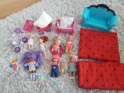 Zestaw małych laleczek z akcesoriami 