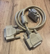 Kabel drukarki LPT DB25 DB36 CENTRONICS 1,2m + przelotka do RS 232 gratis