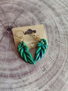 Kolczyki ,,zielone liście"