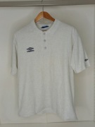 Szara koszulka polo męska Umbro Rozmiar L
