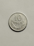 Polska 10 groszy 1977r. stan db.