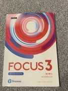 Focus 3 second Edition Pearson workbook używany angielski