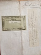 Stara mapa  Królewskiej rejestracji gruntów- wojskowa Ratibor - Racibórz