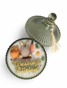 Zapachowa Wielkanocna Świeca sojowa tulipan na prezent 230 g Wielkanoc