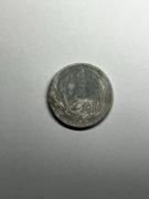 PRL, 1 złoty 1977 r z kontramarką Solidarności Walczącej)