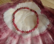 Bransoletka Turmalin różowy kamień naturalny * CZAROITU CZAR 