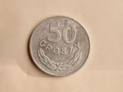 50 gr 1975 Bez znaku mennicy, Dobry stan