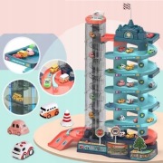 Tor samochodowy zjeżdżalnia z autami winda 