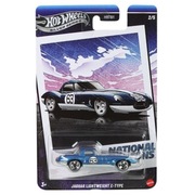 HOT WHEELS Jaguar Lightweight E-Type Silver Series auto kolekcja Mattel