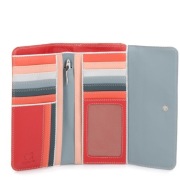 PORTFEL włoski MyWalit miękka skóra szaro - koralowy, wiele kolorów