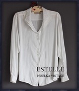 Biała Koszula Wiktoriańska Koronka Perełka_M/L/XL