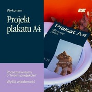 Projekt graficzny Plakat A4 - Realizacja 