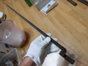 Ciekawy Długi Bagnet , Oryginał 100 %, Super Stan !