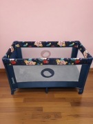 Lionelo Stefi Łóżeczko Turystyczne Kojec 2W1 Składane Blue Navy