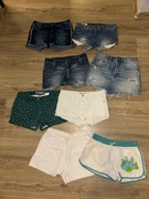 7 par spodenek +spódniczka S/36