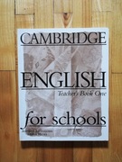 książka "Cambridge English teachers book one" A. Littlejohn, D. Hicks 