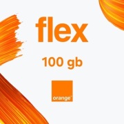 Orange Flex 100 GB internet, transfer danych 9,90 zł