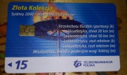 Karta telefoniczna 2006 złota kolekcja chip
