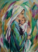 Matka Boska z Dzieciątkiem, obraz olejny