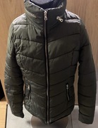 Kurtka khaki puchowa damska pikowana Mohito S