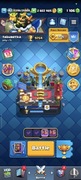 Konto Clash Royale, 9750 pucharków, 2 mln golda, 1100 gemów.